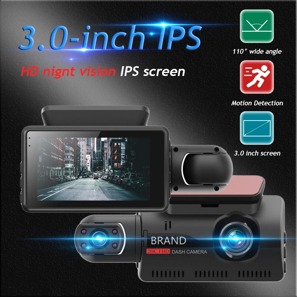 Dashcam  ī޶ HD   ĸ ī޶, 2  ڴ, ڵ DVR ڴ, ڵ  ߰ ð